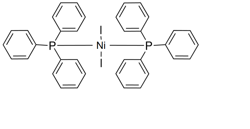 Diiodobis(triphenylphosphine)nickel(II) Chemical Structure